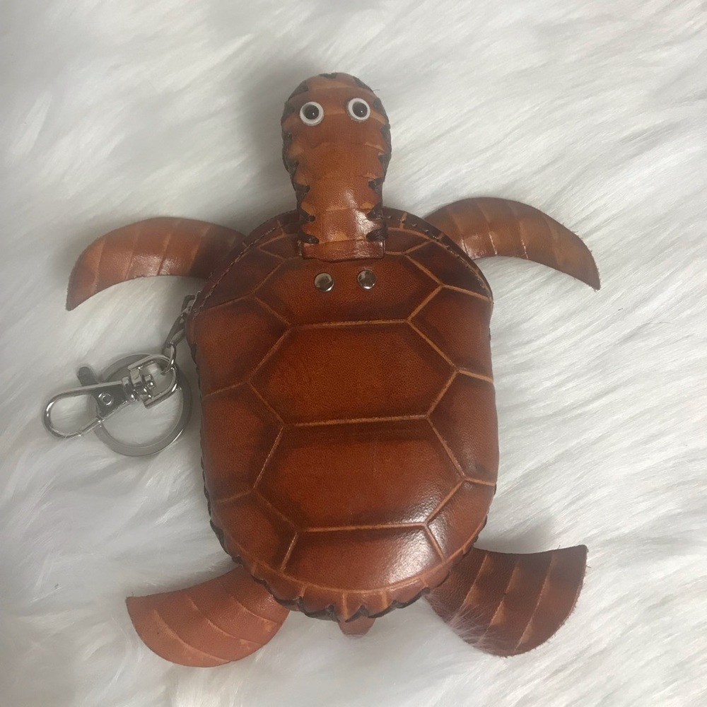 Turtle Leather Pouch - image 1